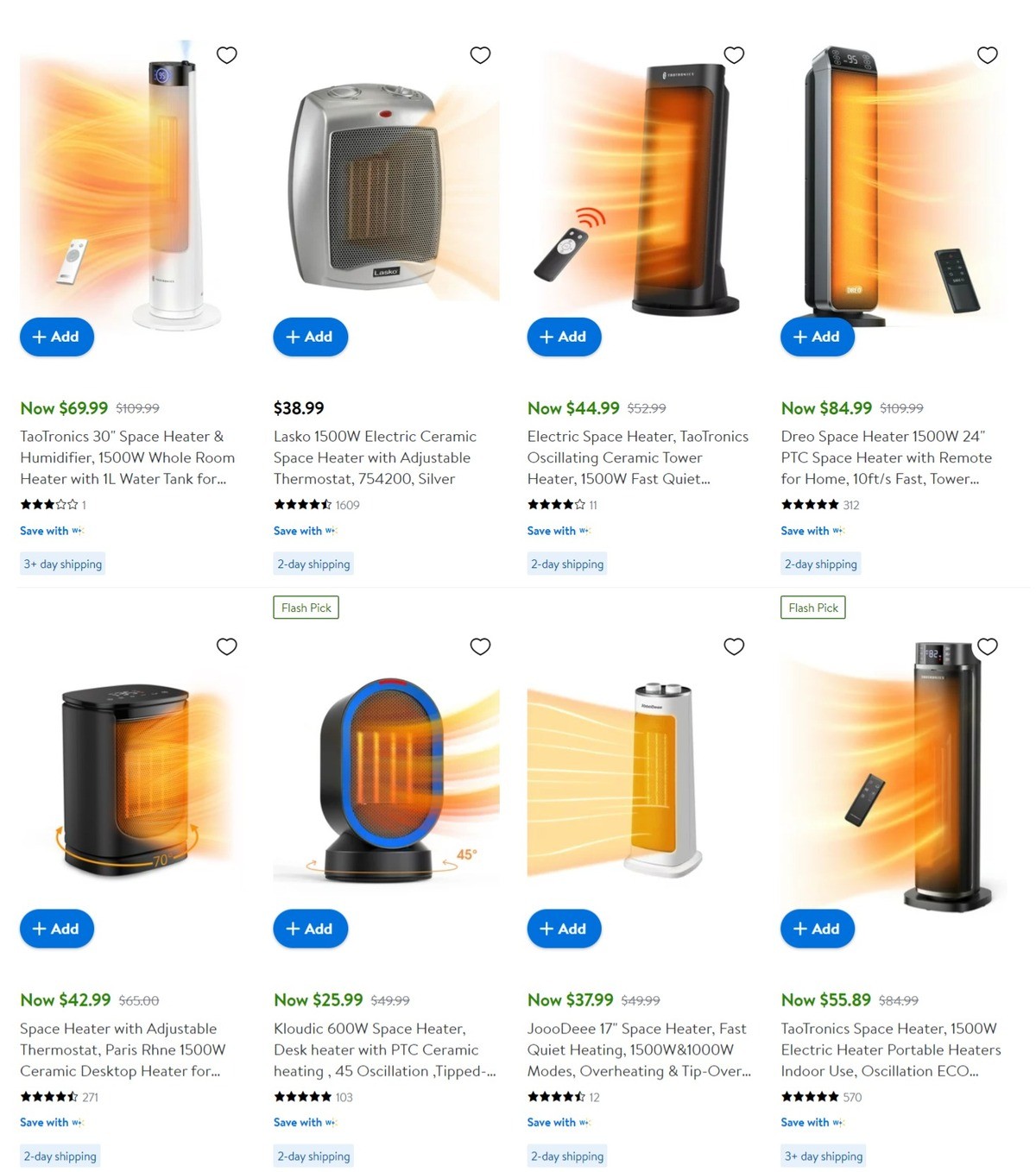 Walmart Heaters in Heating Weekly Ad from December 20