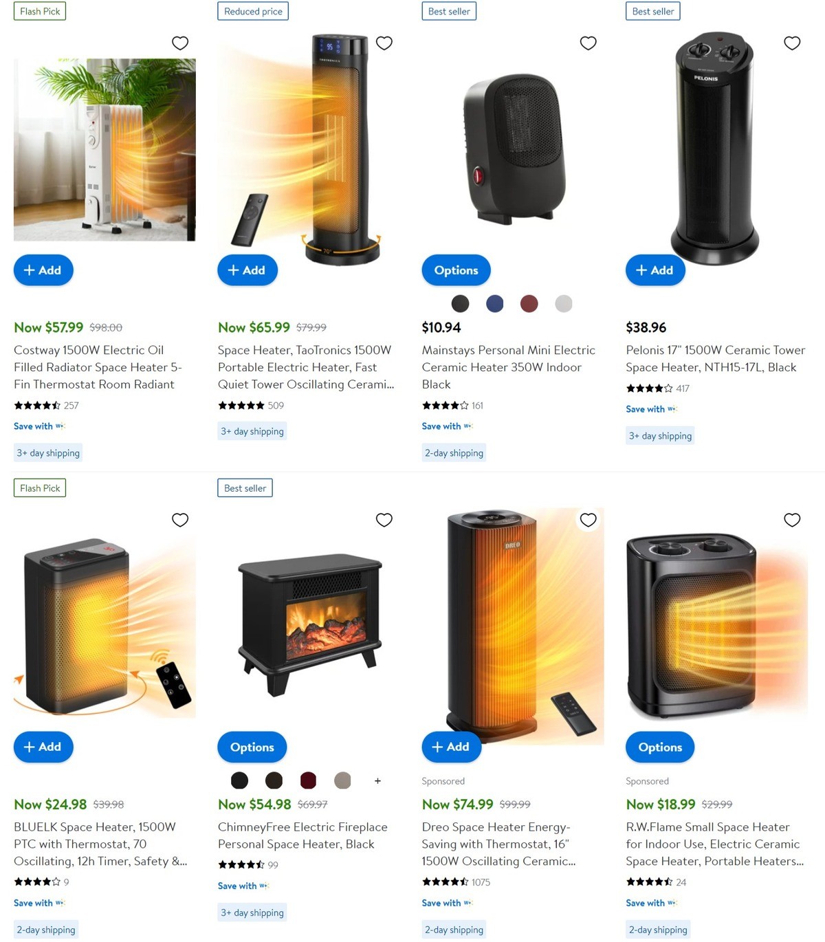 Walmart Heaters in Heating Weekly Ad from December 20