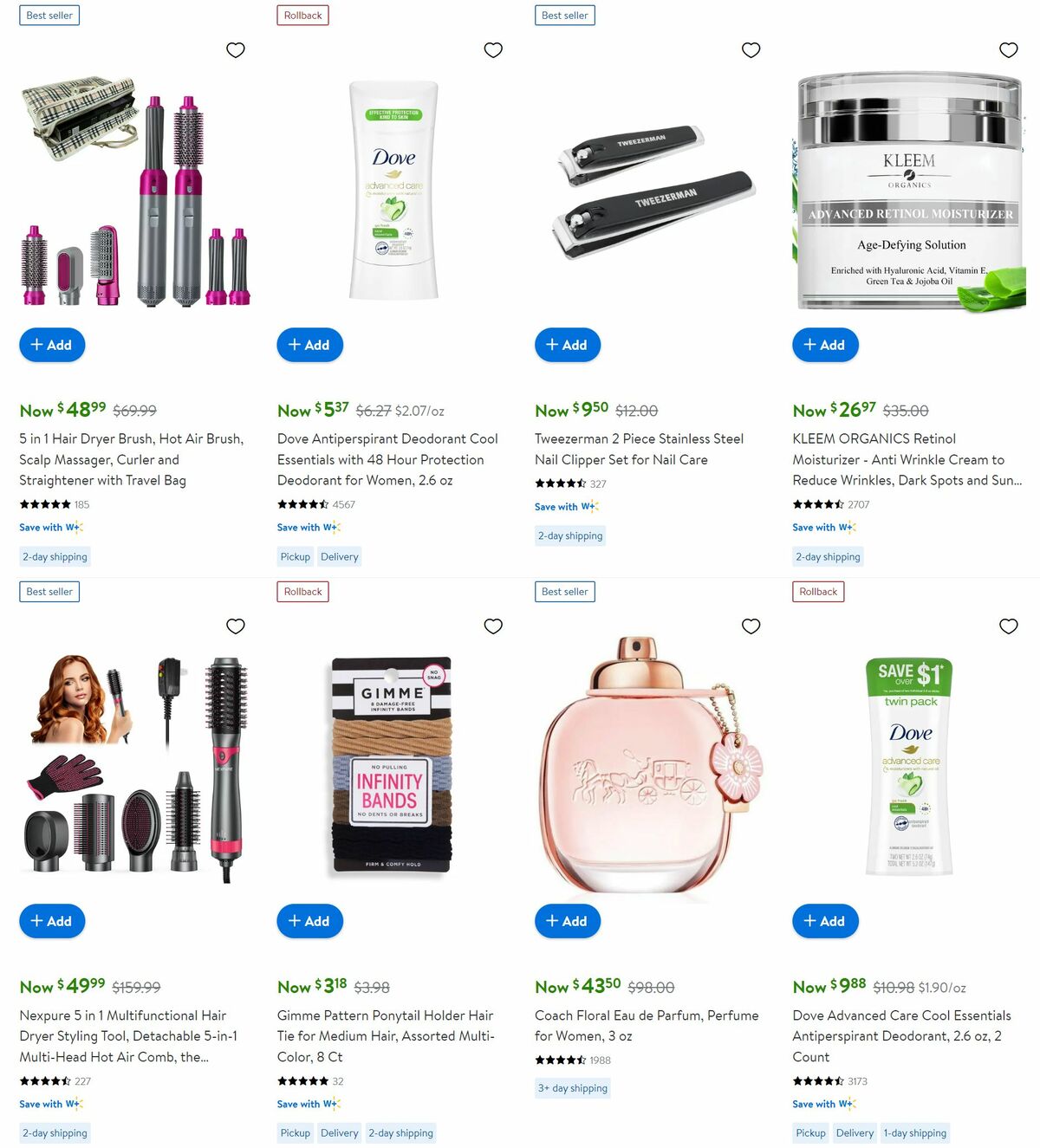 Walmart Beauty Glow-Up Event Weekly Ad from August 28