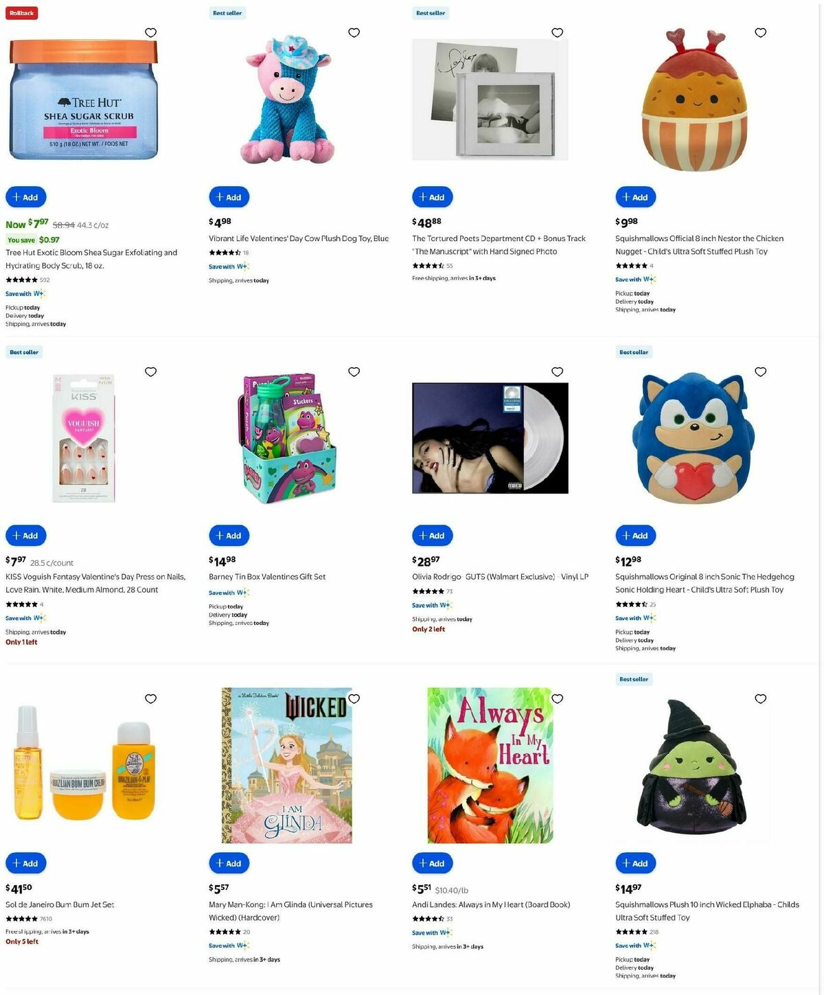 Walmart Valentine's Day Weekly Ad from February 3