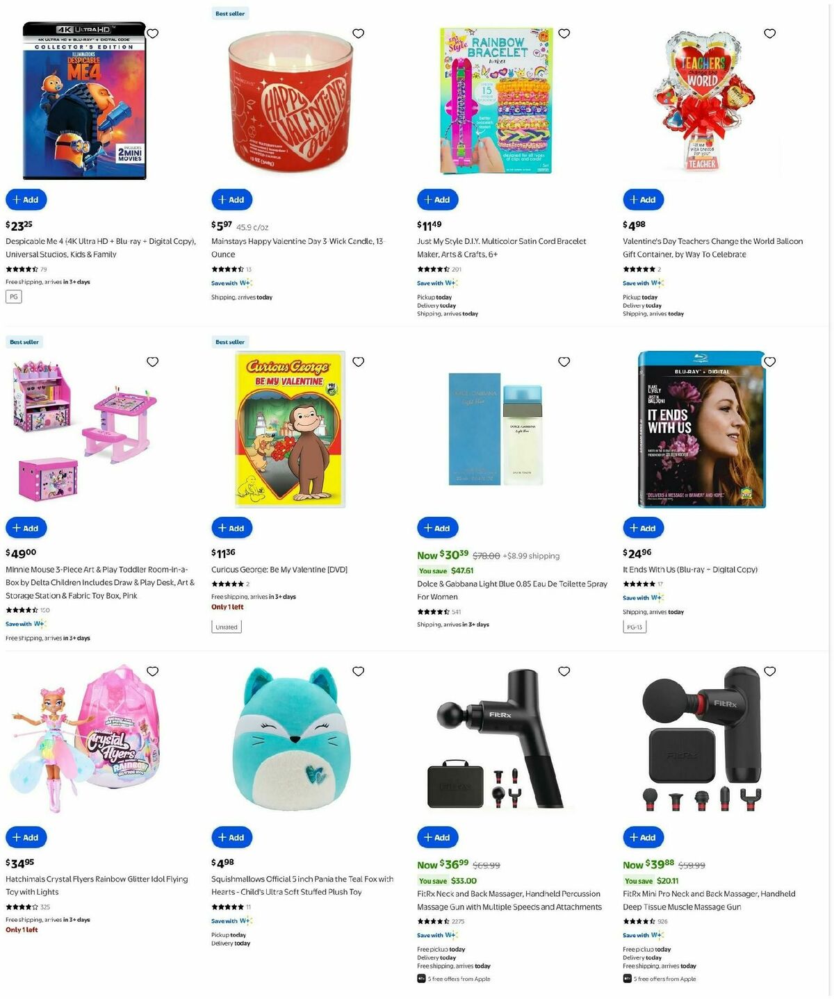 Walmart Valentine's Day Weekly Ad from February 3