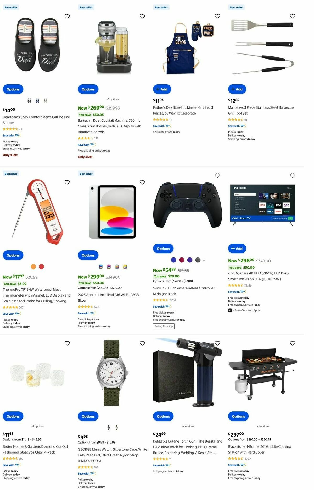 Walmart Father's Day Weekly Ad from June 8