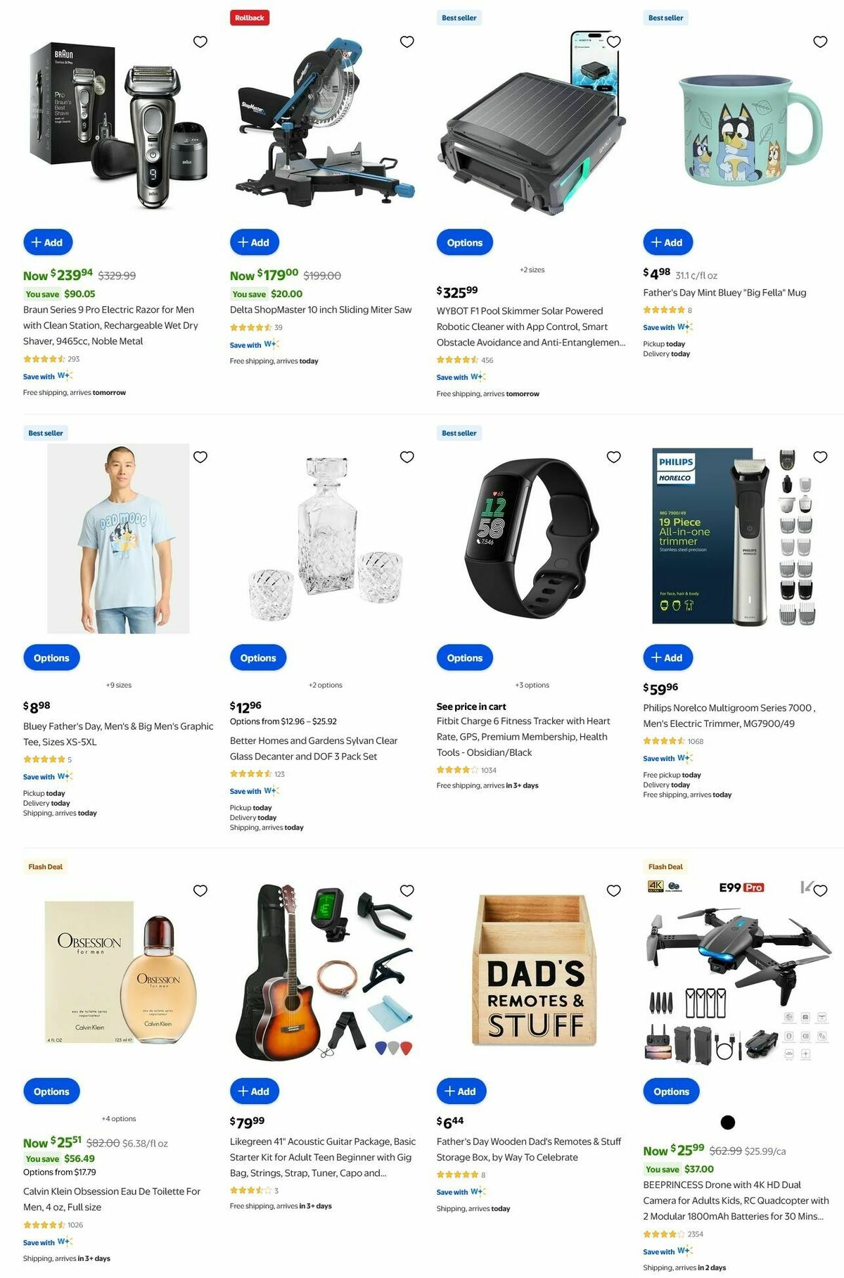 Walmart Father's Day Weekly Ad from June 8