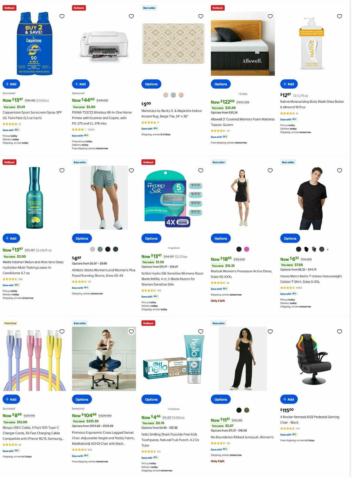 Walmart Weekly Ad from August 13