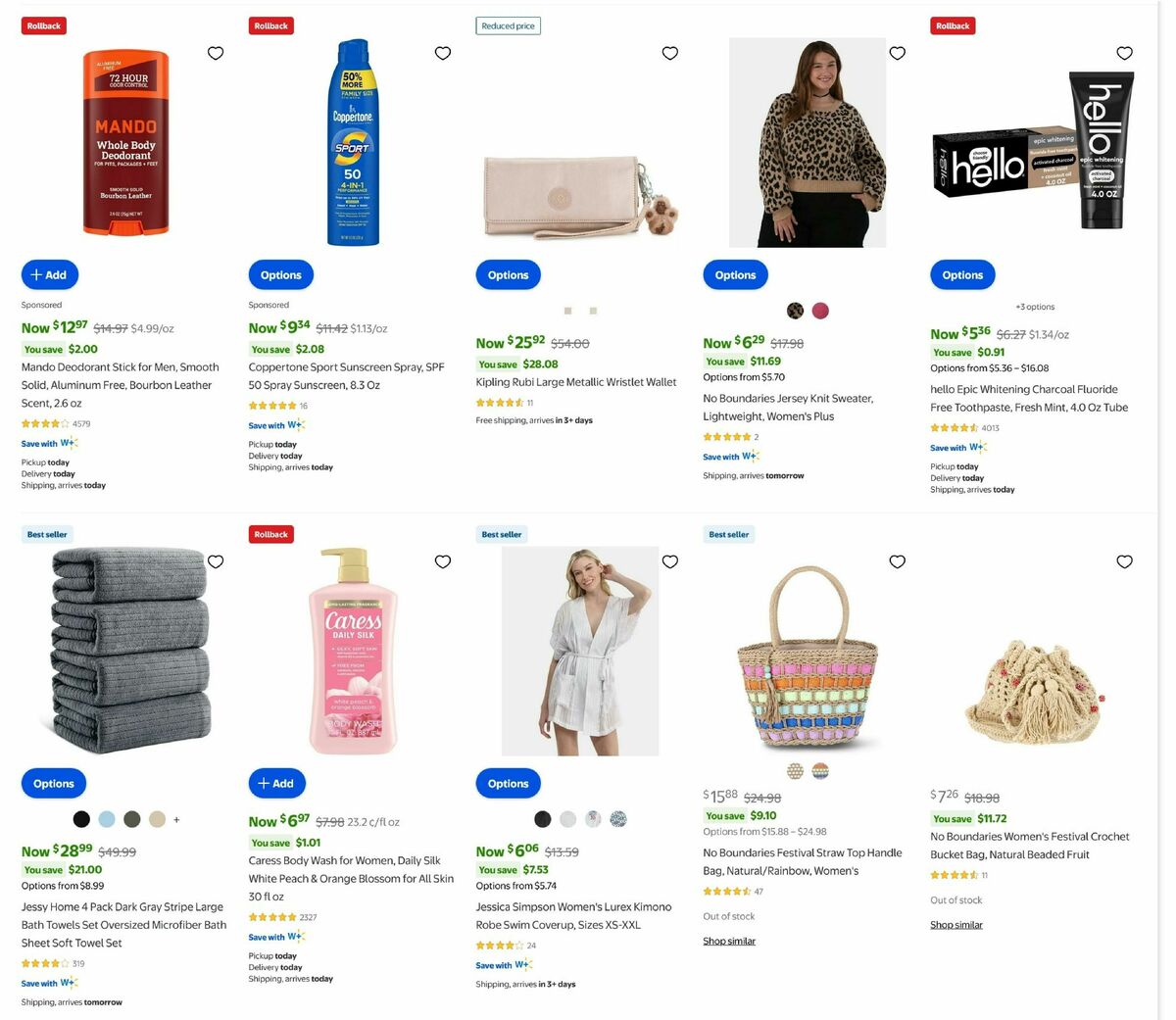 Walmart Weekly Ad from August 13