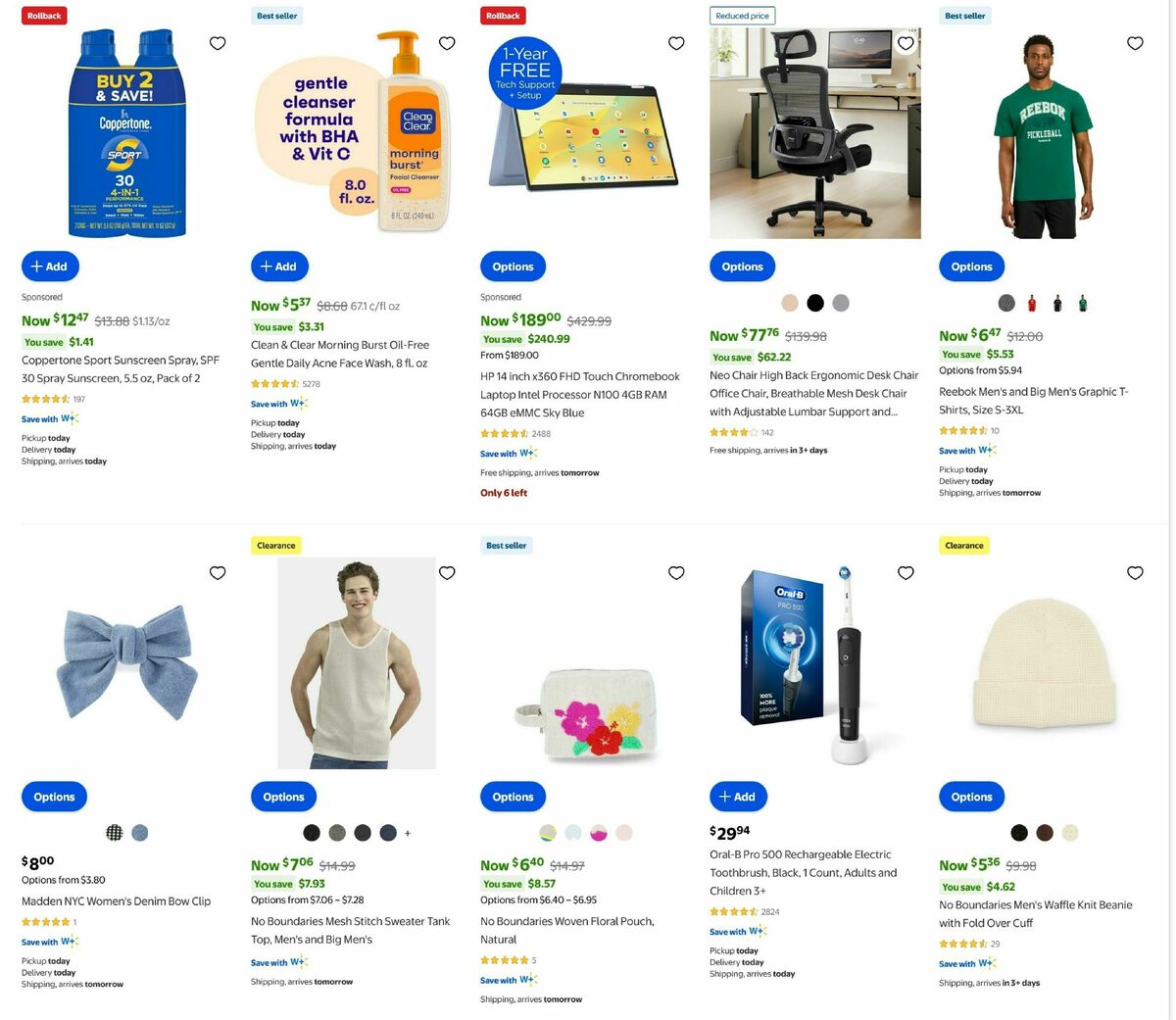 Walmart Weekly Ad from August 13