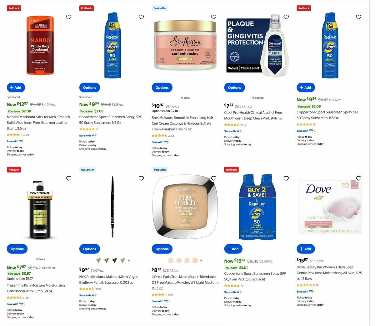 Walmart Weekly Ad from August 13