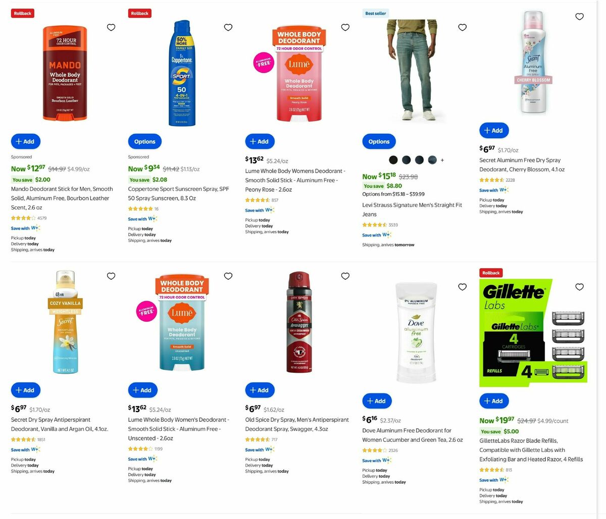 Walmart Weekly Ad from August 13