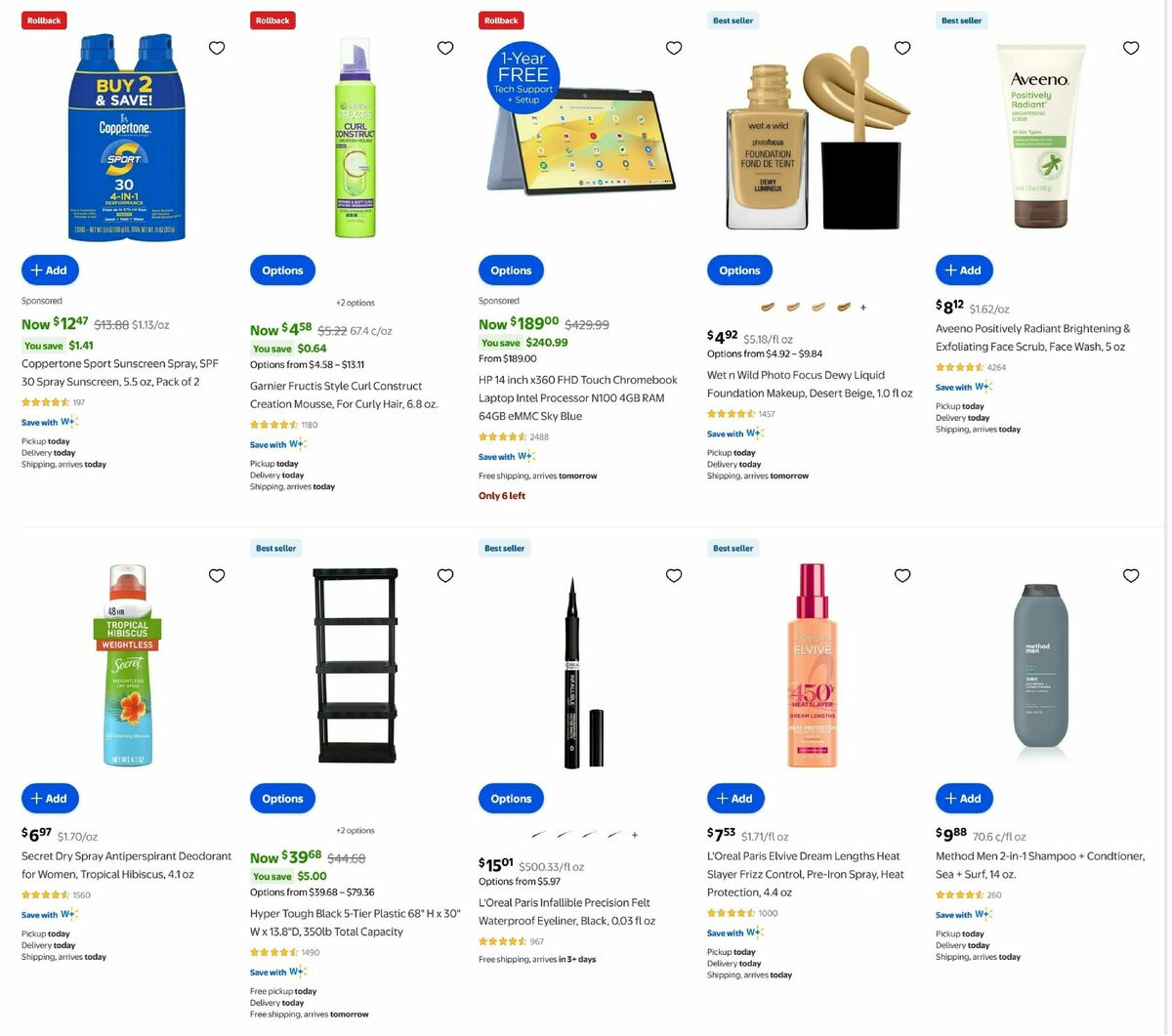 Walmart Weekly Ad from August 13