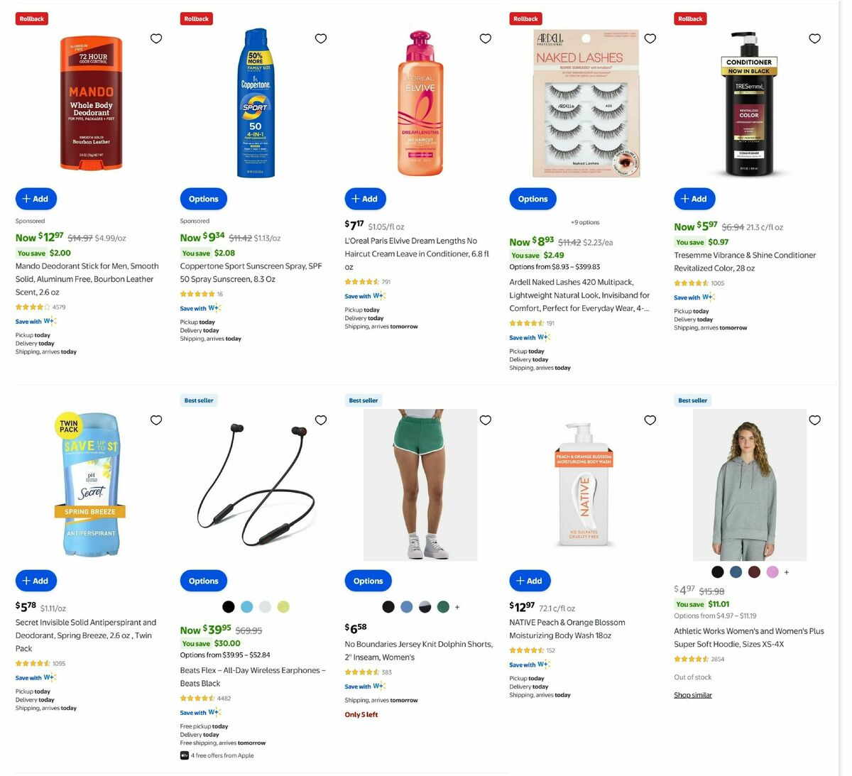 Walmart Weekly Ad from August 13