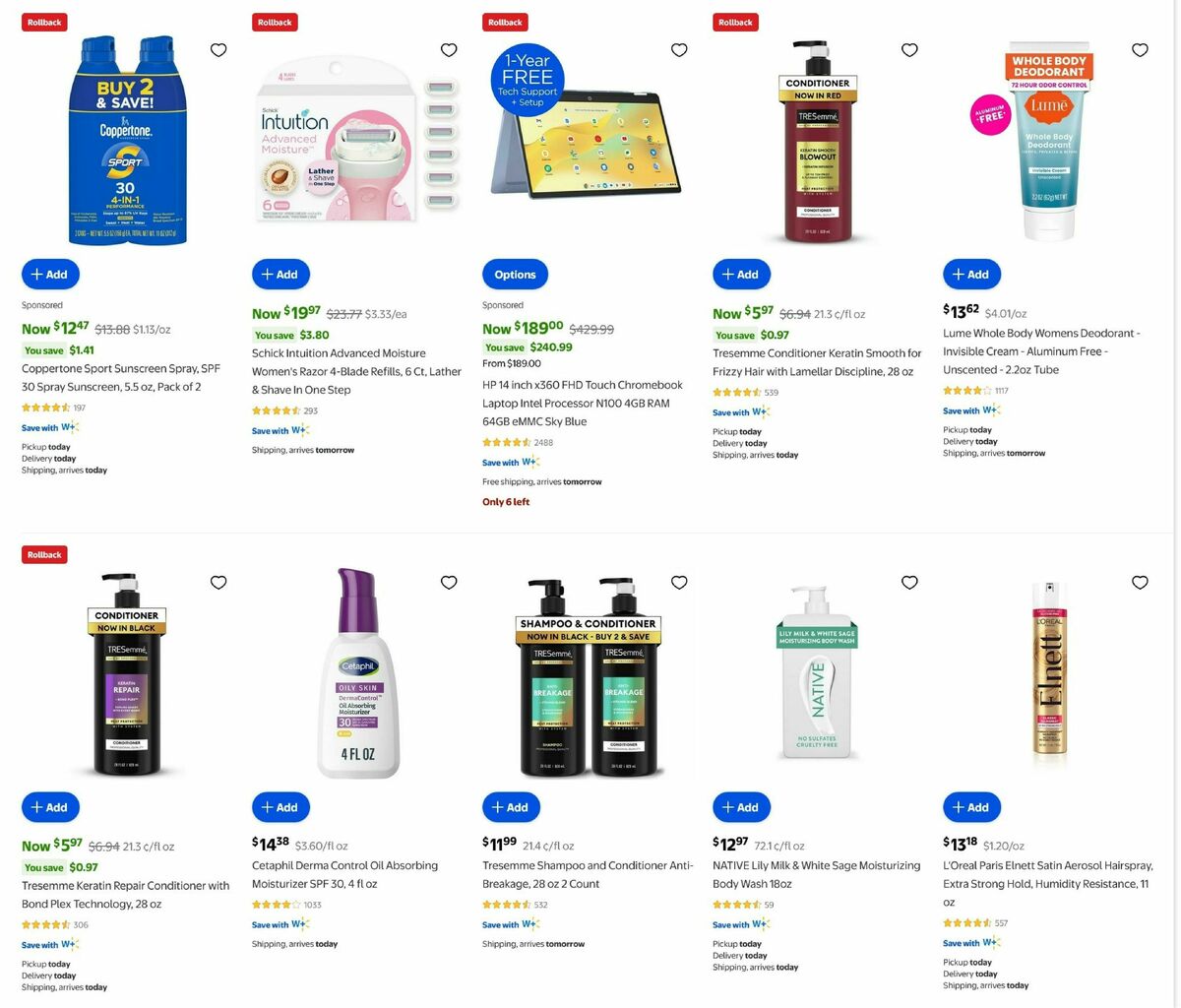 Walmart Weekly Ad from August 13