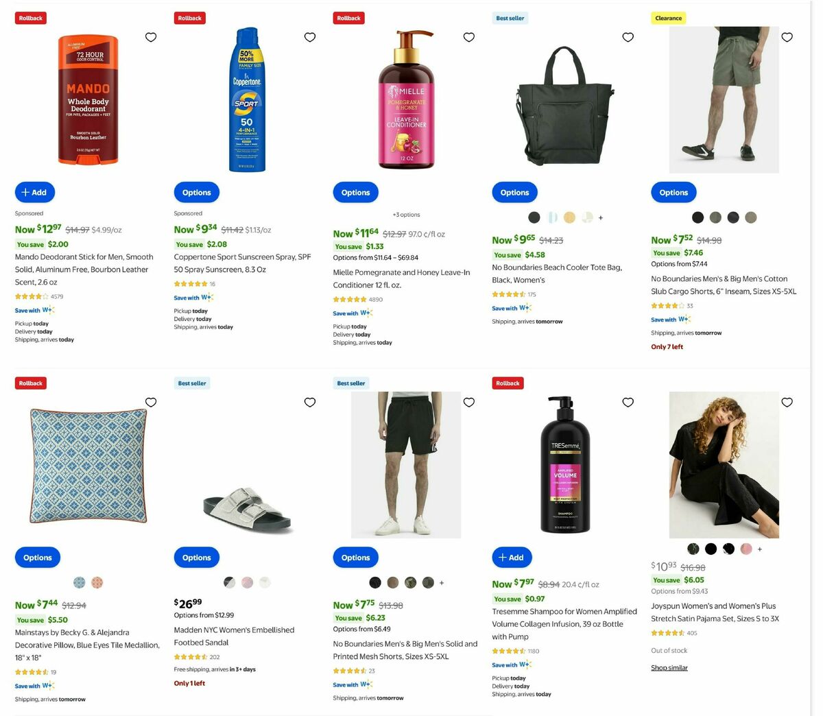 Walmart Weekly Ad from August 13