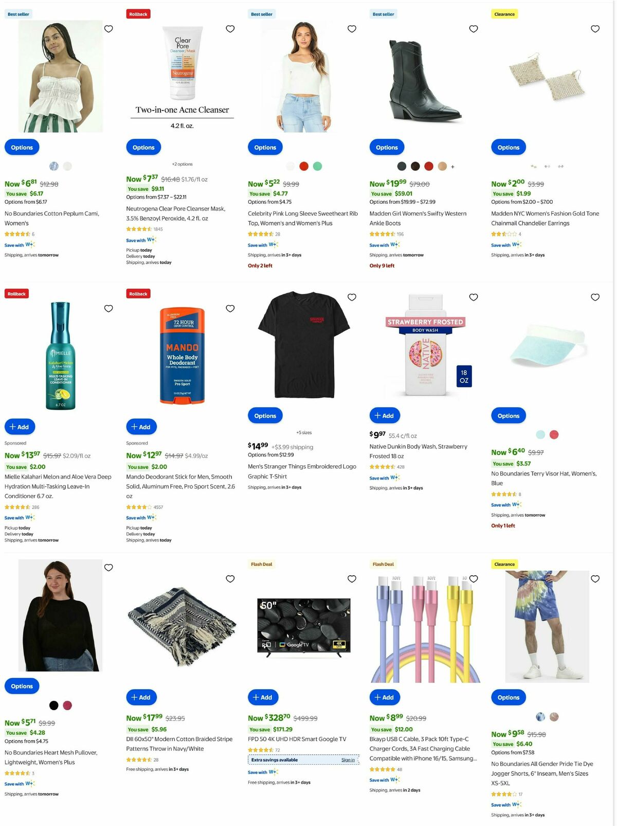 Walmart Weekly Ad from August 13