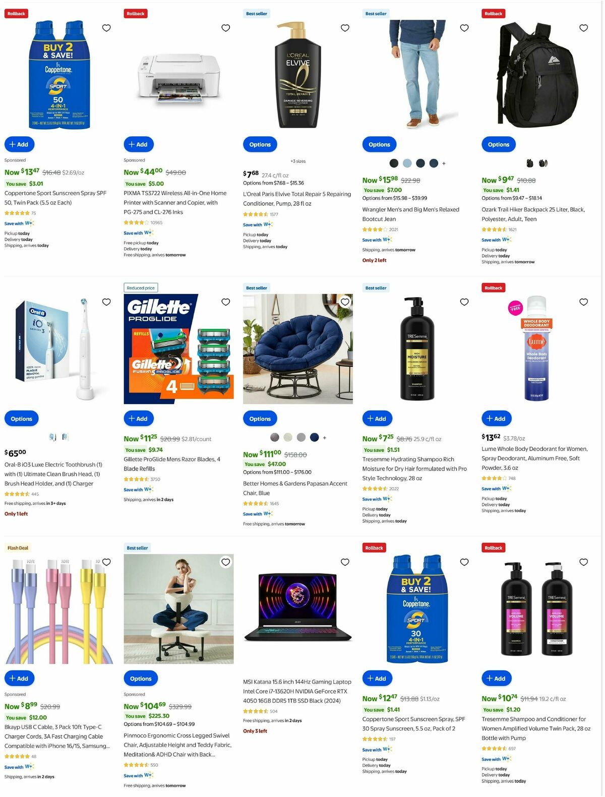 Walmart Weekly Ad from August 13