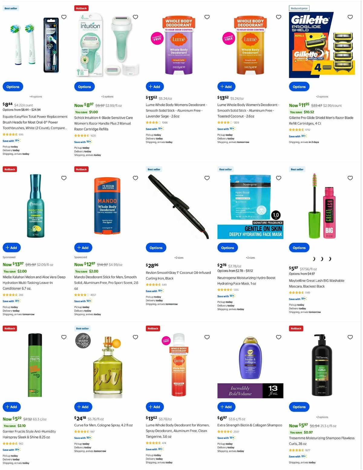 Walmart Weekly Ad from August 13