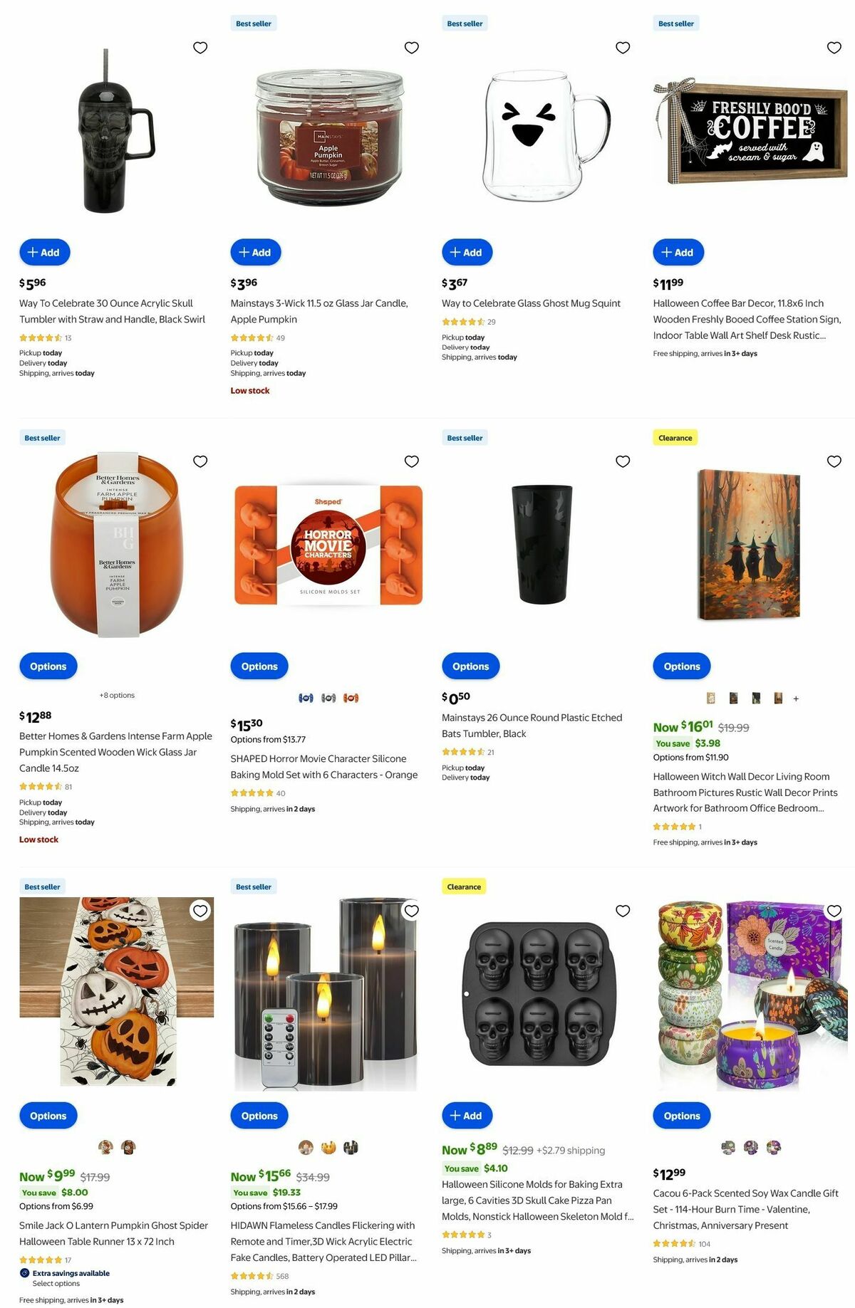 Walmart Halloween Weekly Ad from September 25