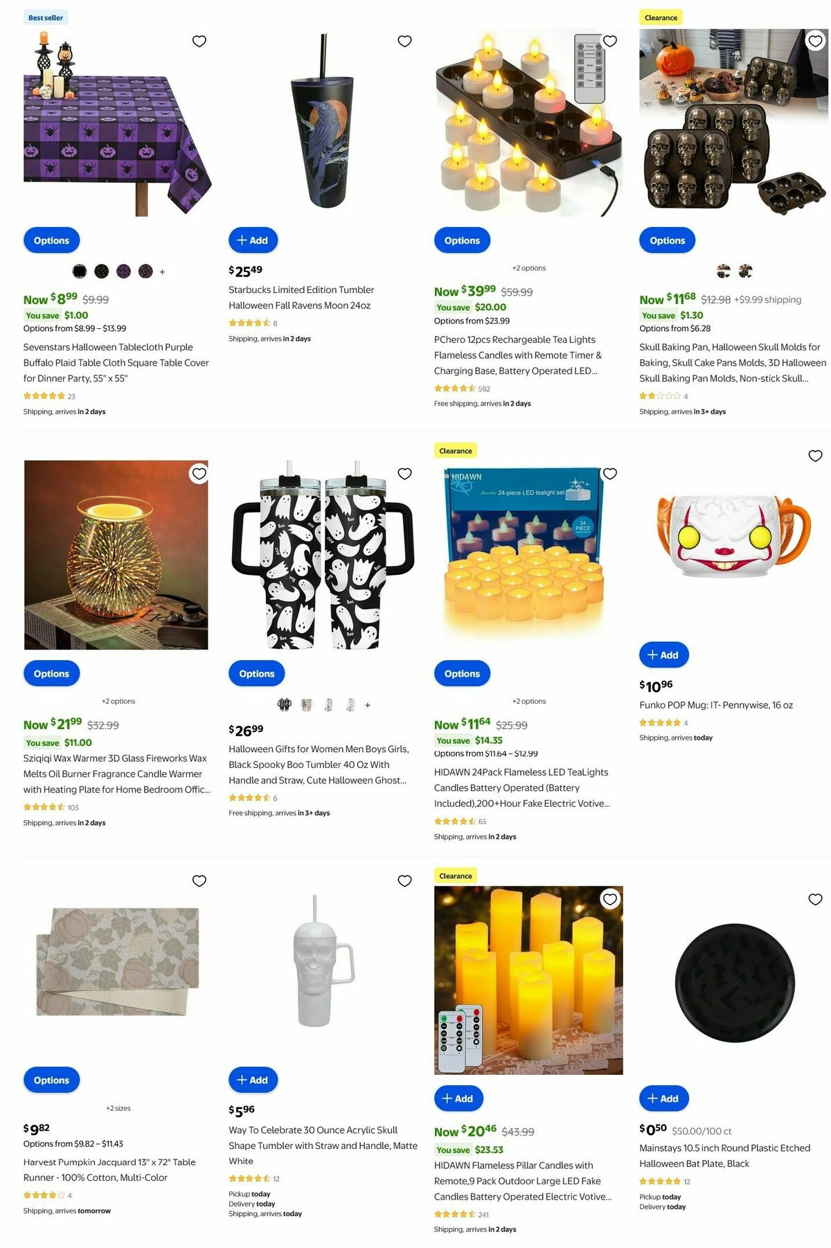 Walmart Halloween Weekly Ad from September 25