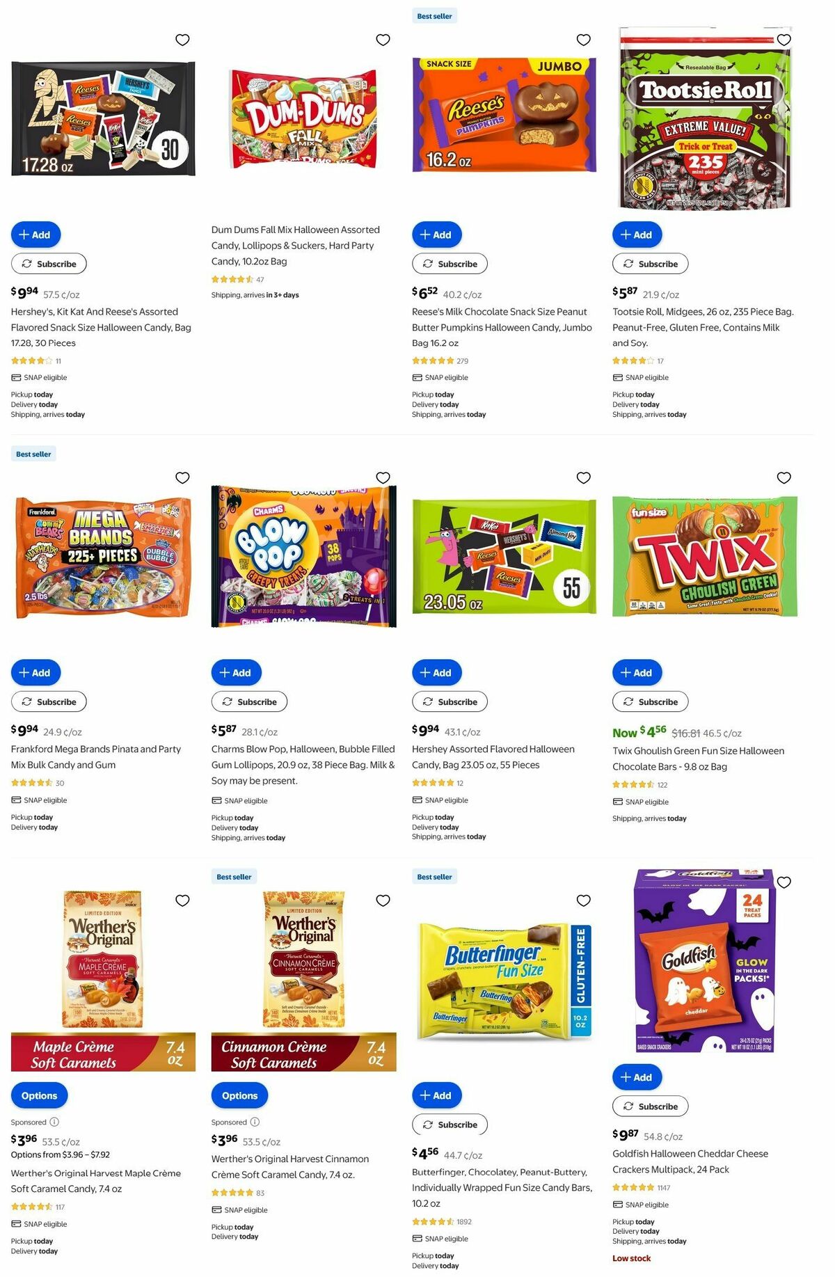 Walmart Halloween Weekly Ad from September 25