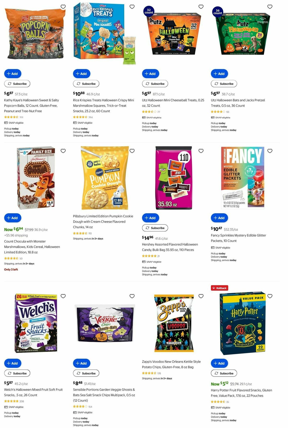 Walmart Halloween Weekly Ad from September 25