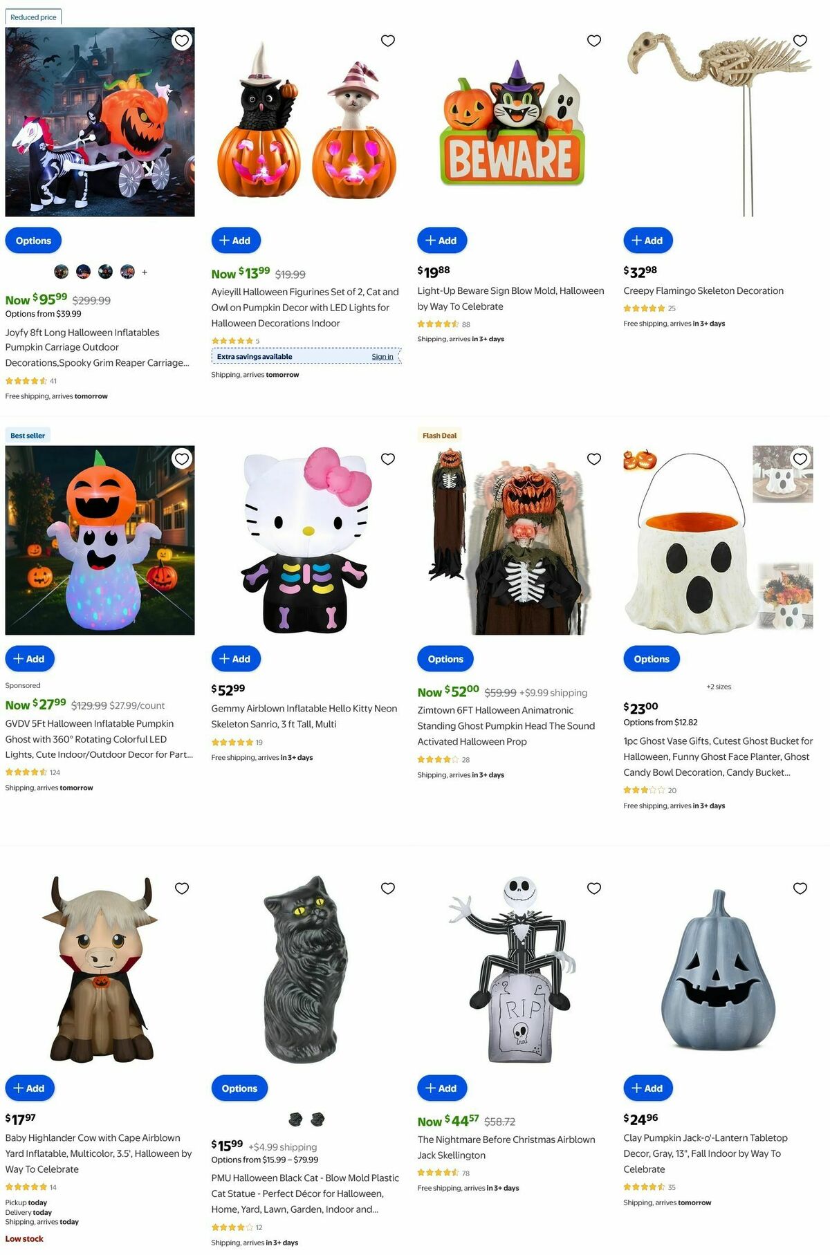 Walmart Halloween Weekly Ad from September 25