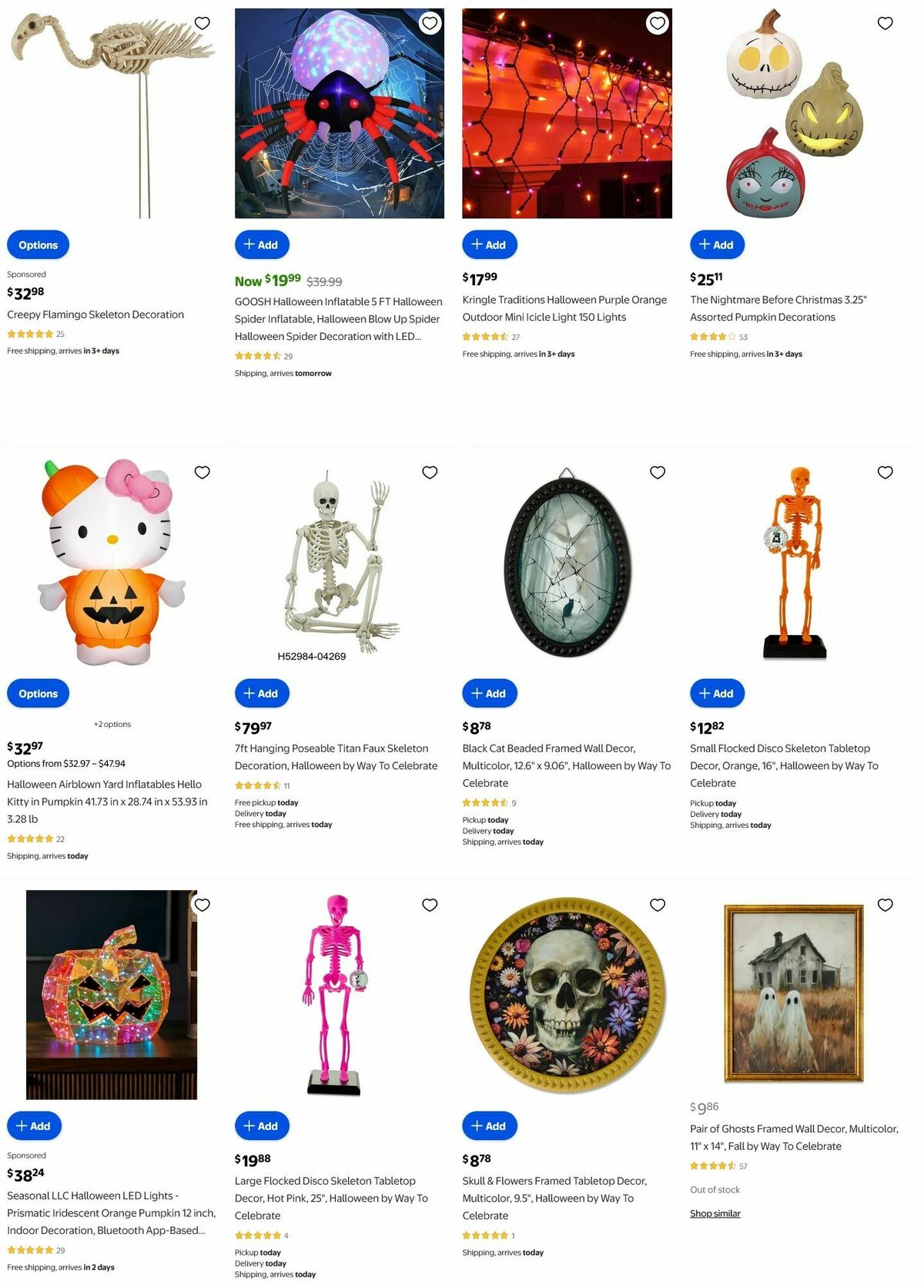 Walmart Halloween Weekly Ad from September 25