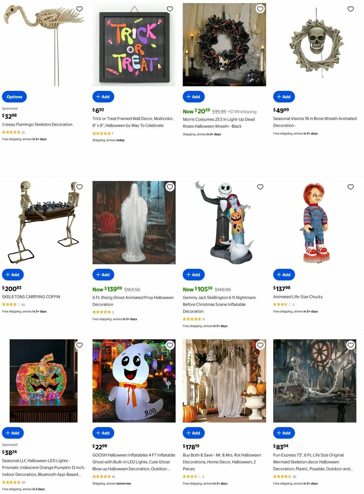 Walmart Halloween Weekly Ad from September 25