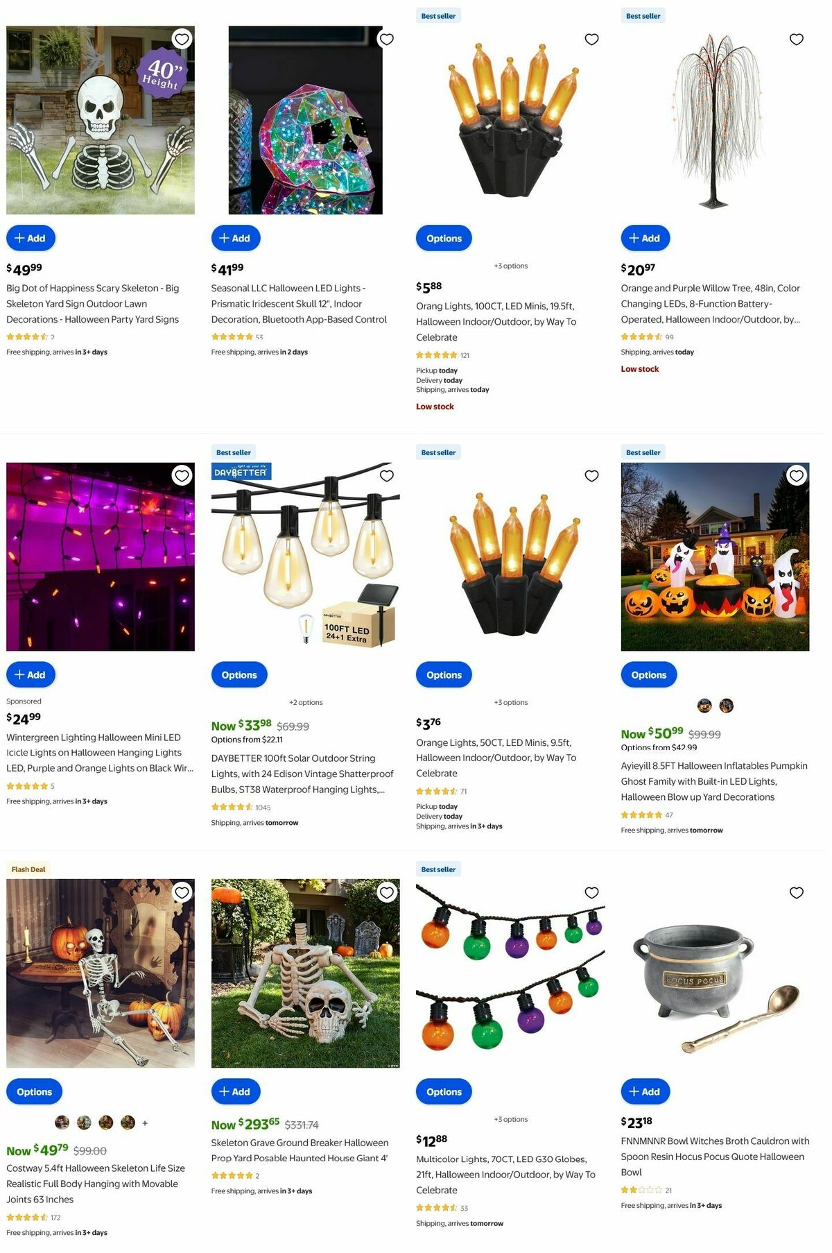 Walmart Halloween Weekly Ad from September 25