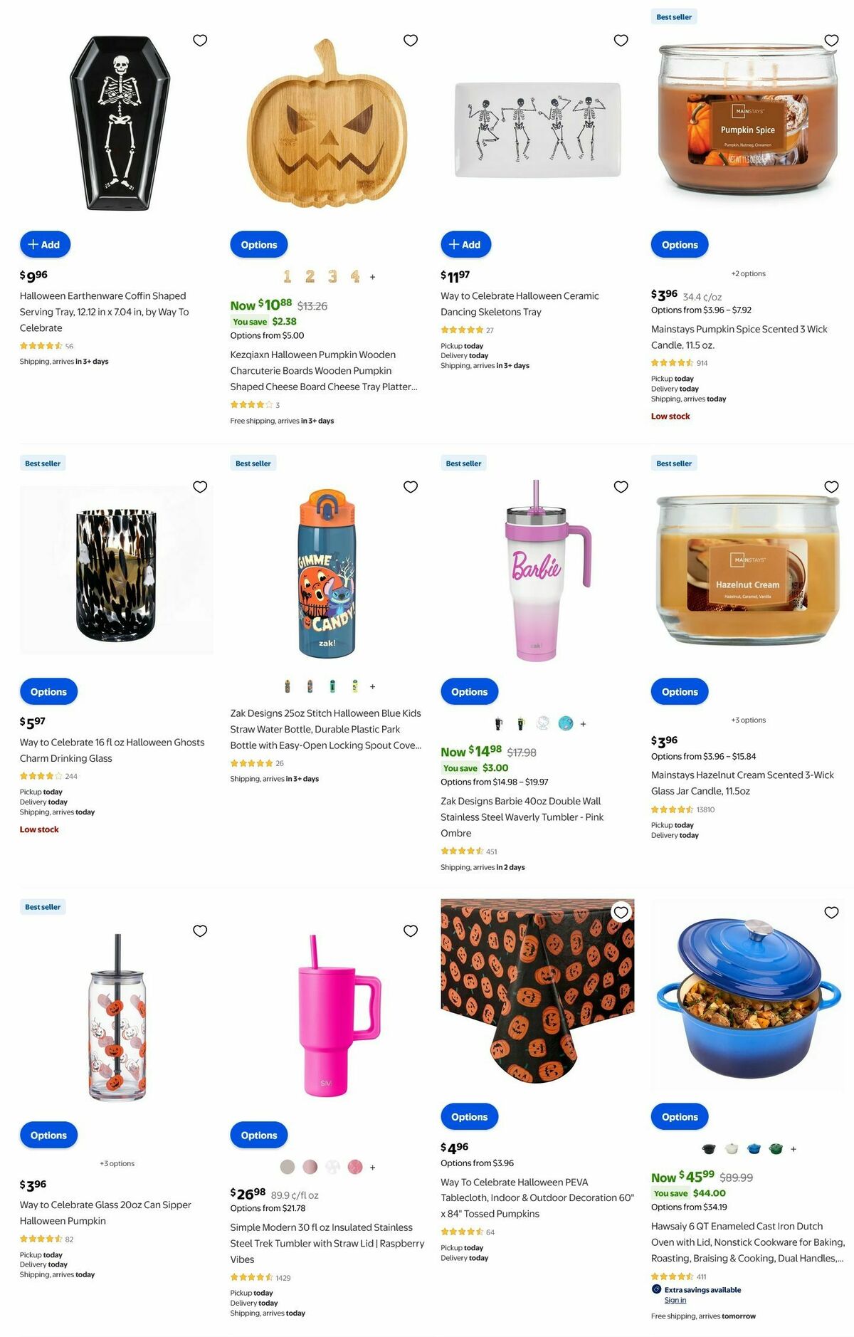 Walmart Halloween Weekly Ad from September 25