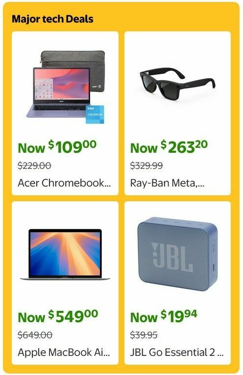 Walmart Black Friday Weekly Ad from November 25