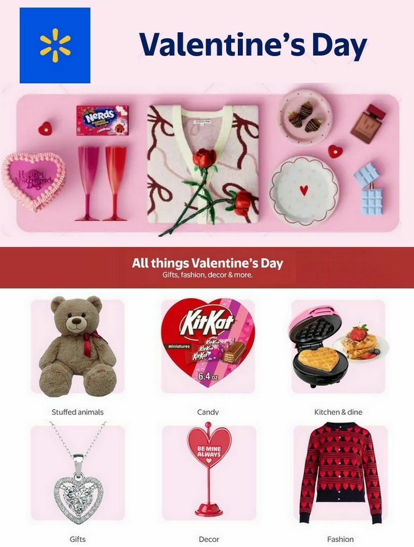 Walmart Valentine's Day Weekly Ad from January 23