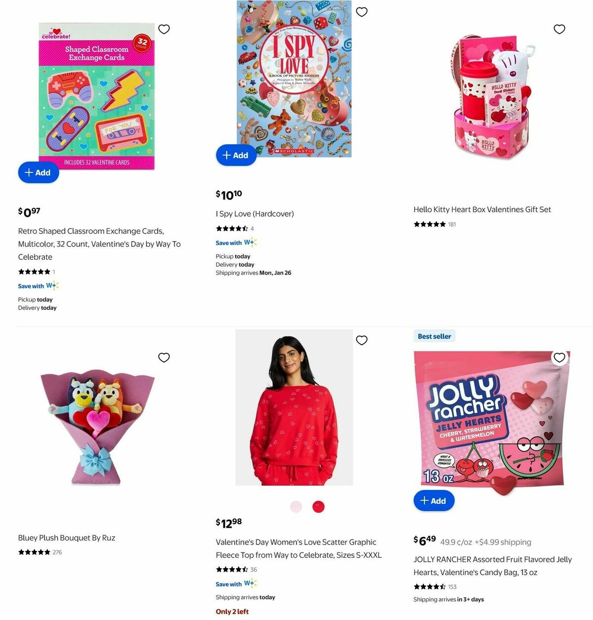 Walmart Valentine's Day Weekly Ad from January 23