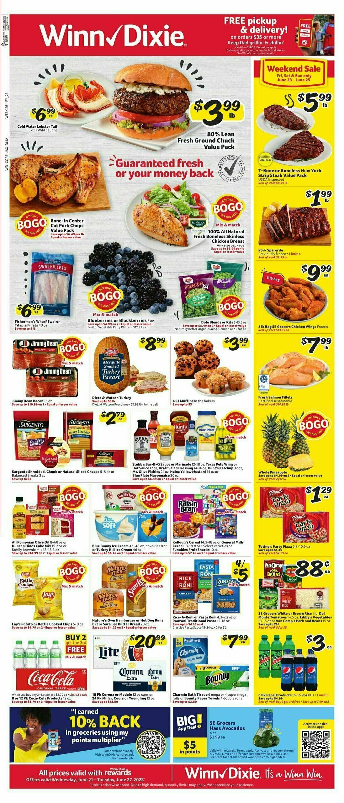 Winn-Dixie Weekly Ad Weekly Ad from June 21