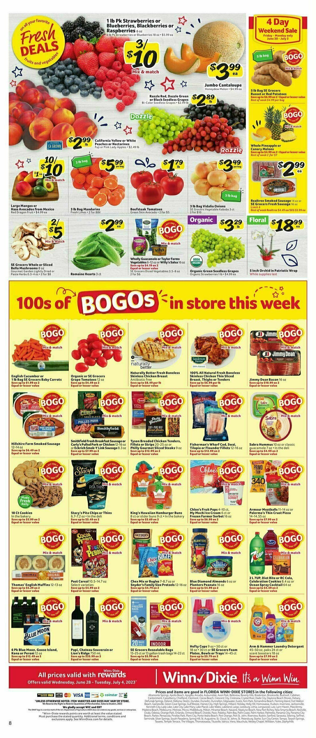 Winn-Dixie Weekly Ad from June 28
