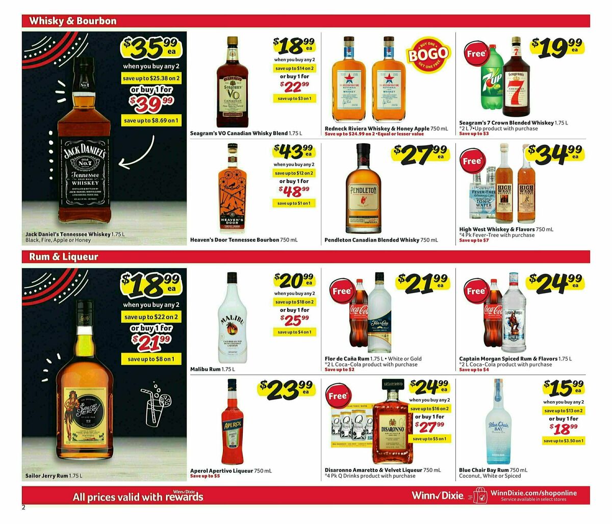 Winn-Dixie Liquor Weekly Ad from June 26