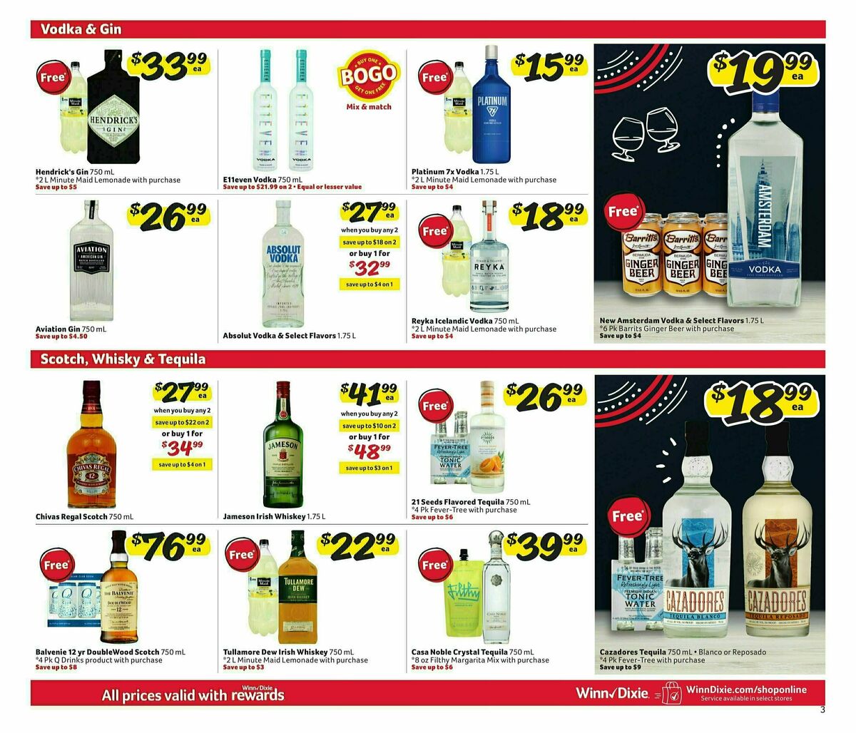 Winn-Dixie Liquor Weekly Ad from June 26
