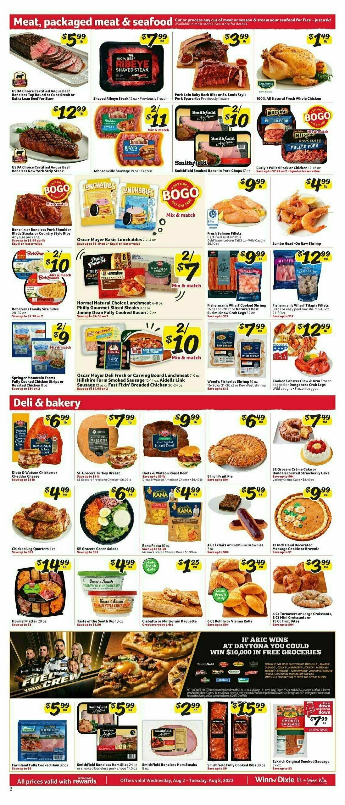 Winn-Dixie Weekly Ad from August 2