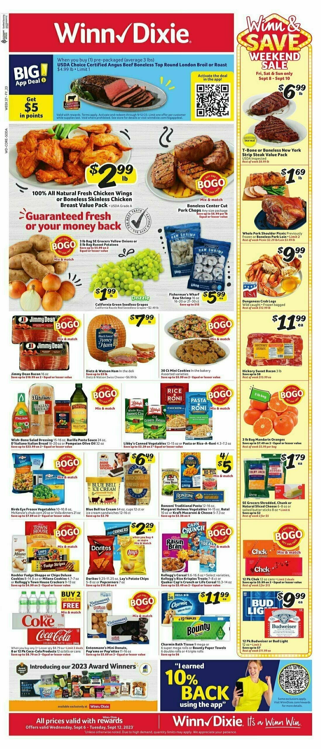 Winn-Dixie Weekly Ad from September 6