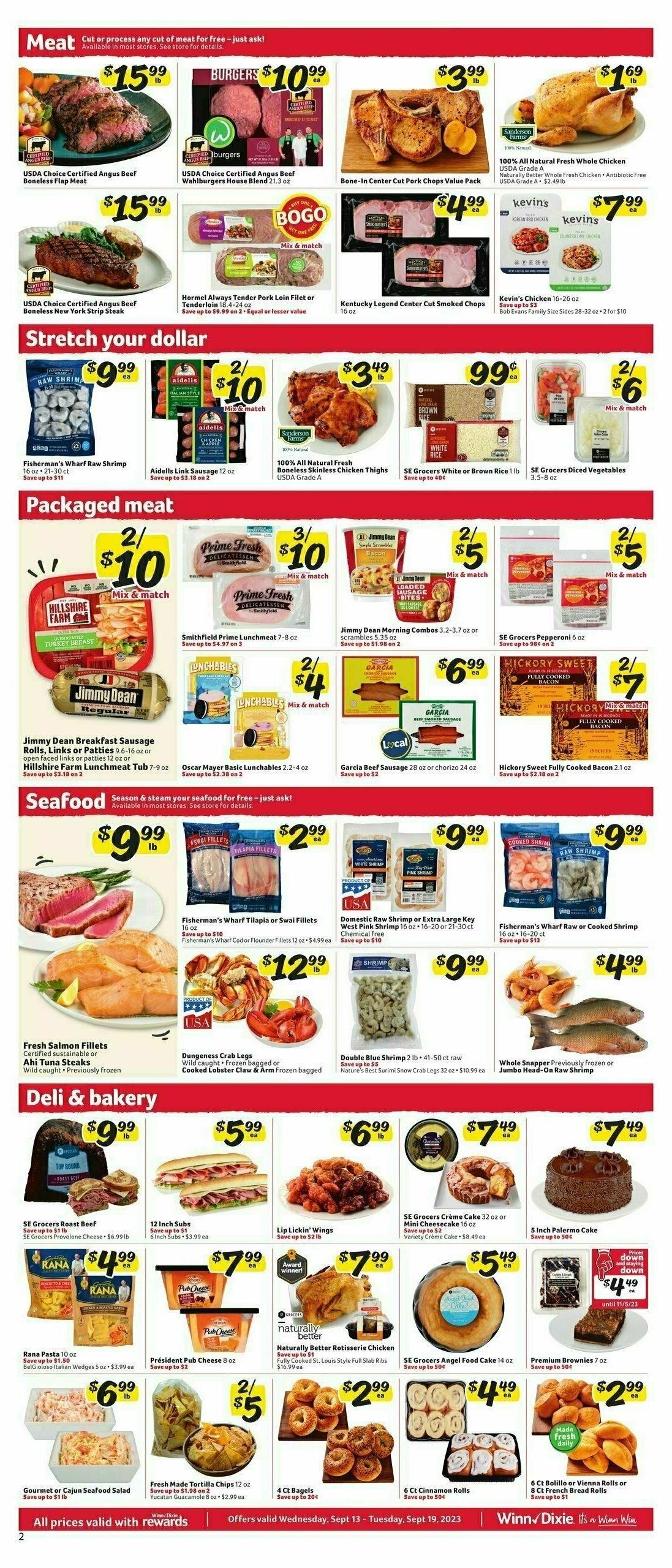 Winn-Dixie Weekly Ad from September 13