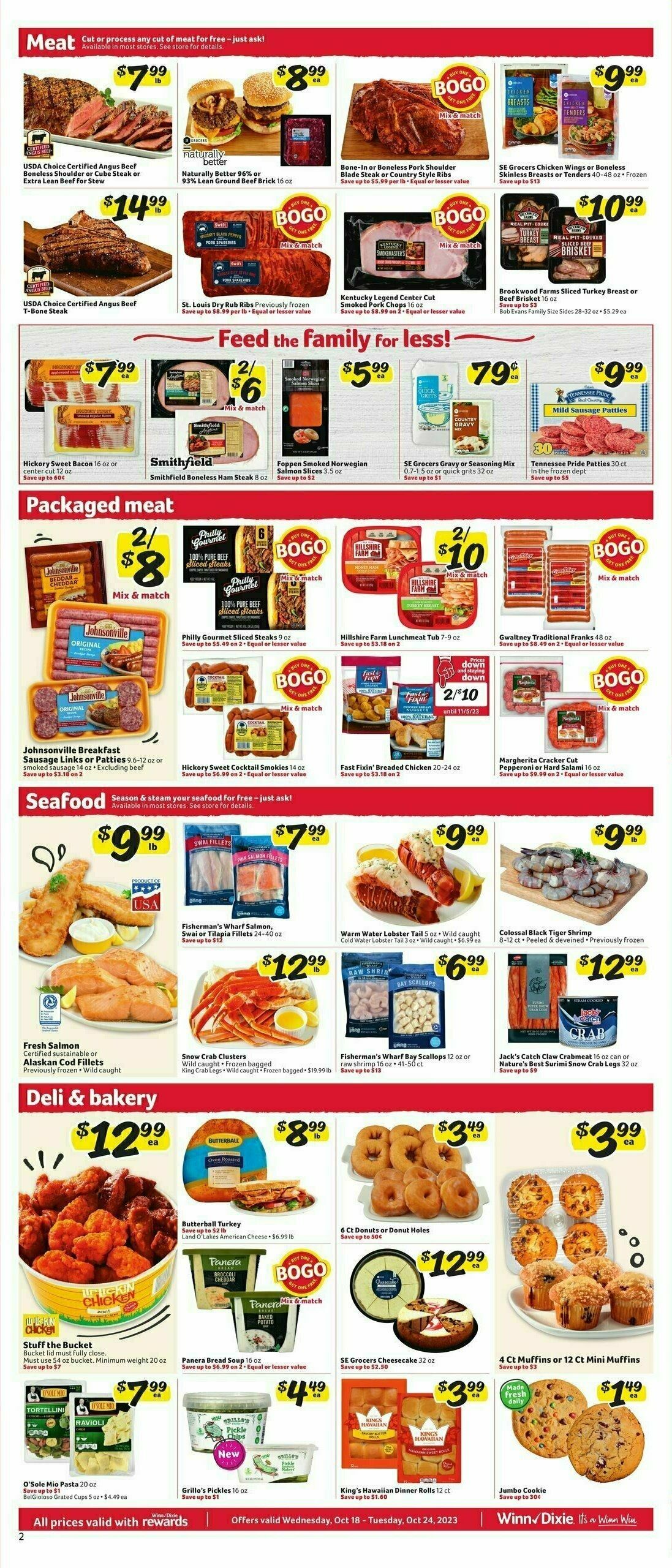 Winn-Dixie Weekly Ad from October 18