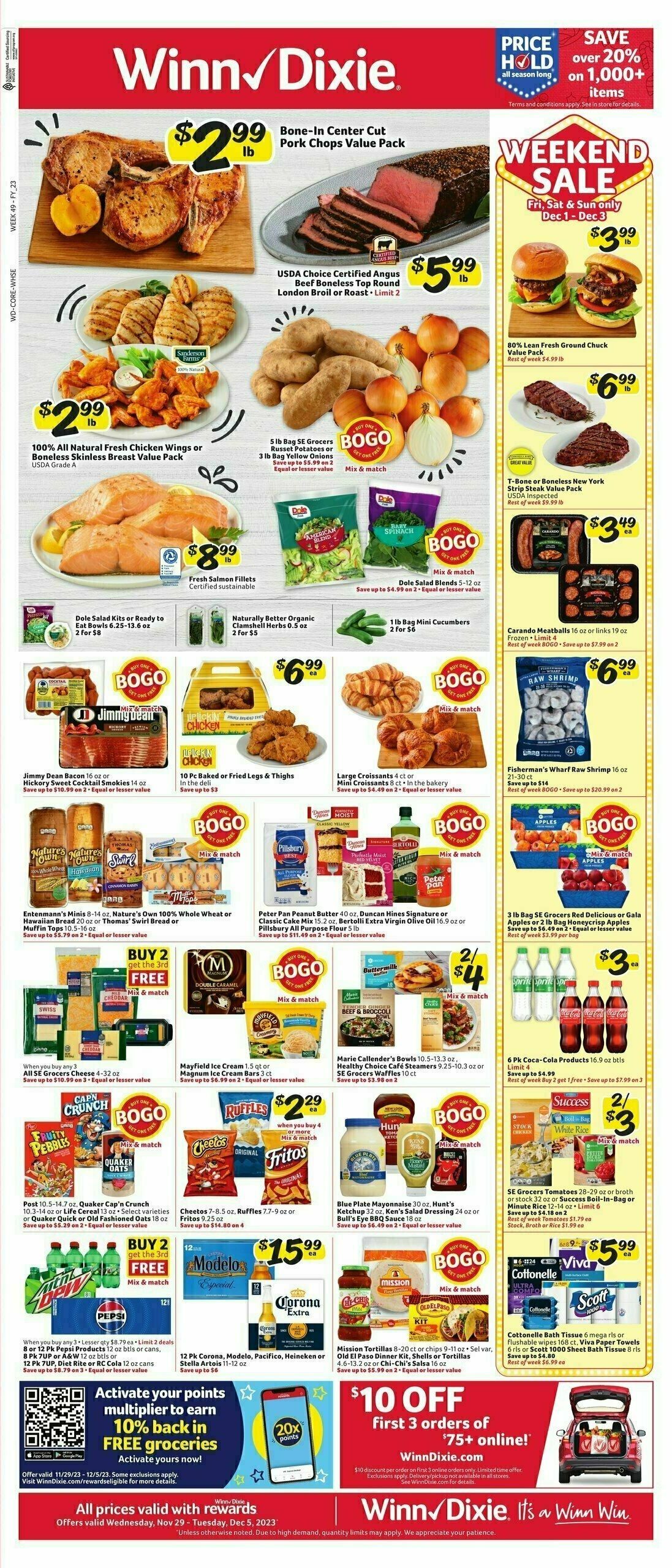 Winn-Dixie Weekly Ad from November 29