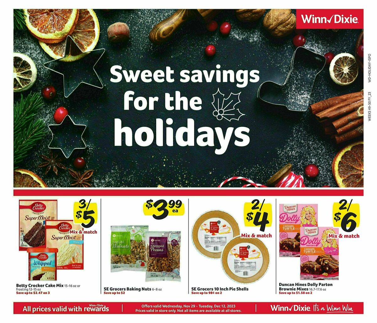 Winn-Dixie Weekly Ad from November 29