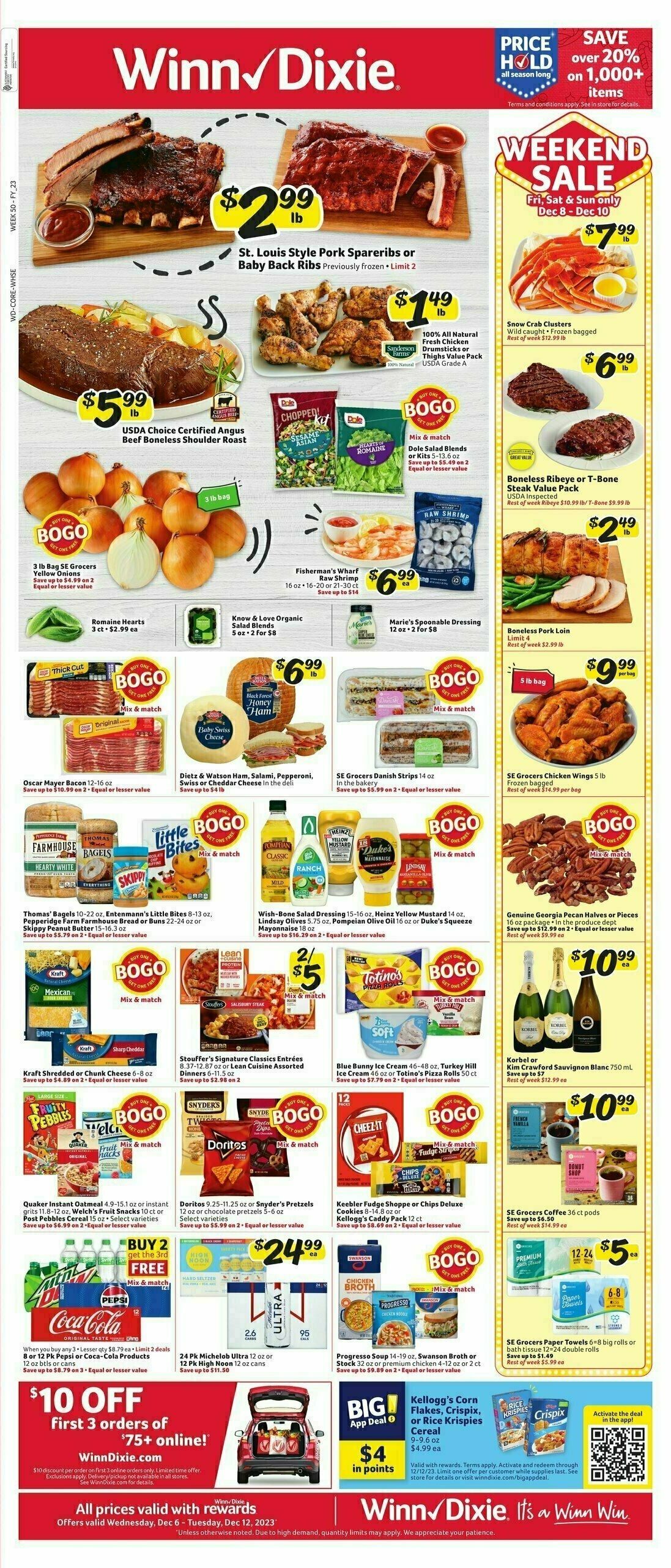 Winn-Dixie Weekly Ad from December 6