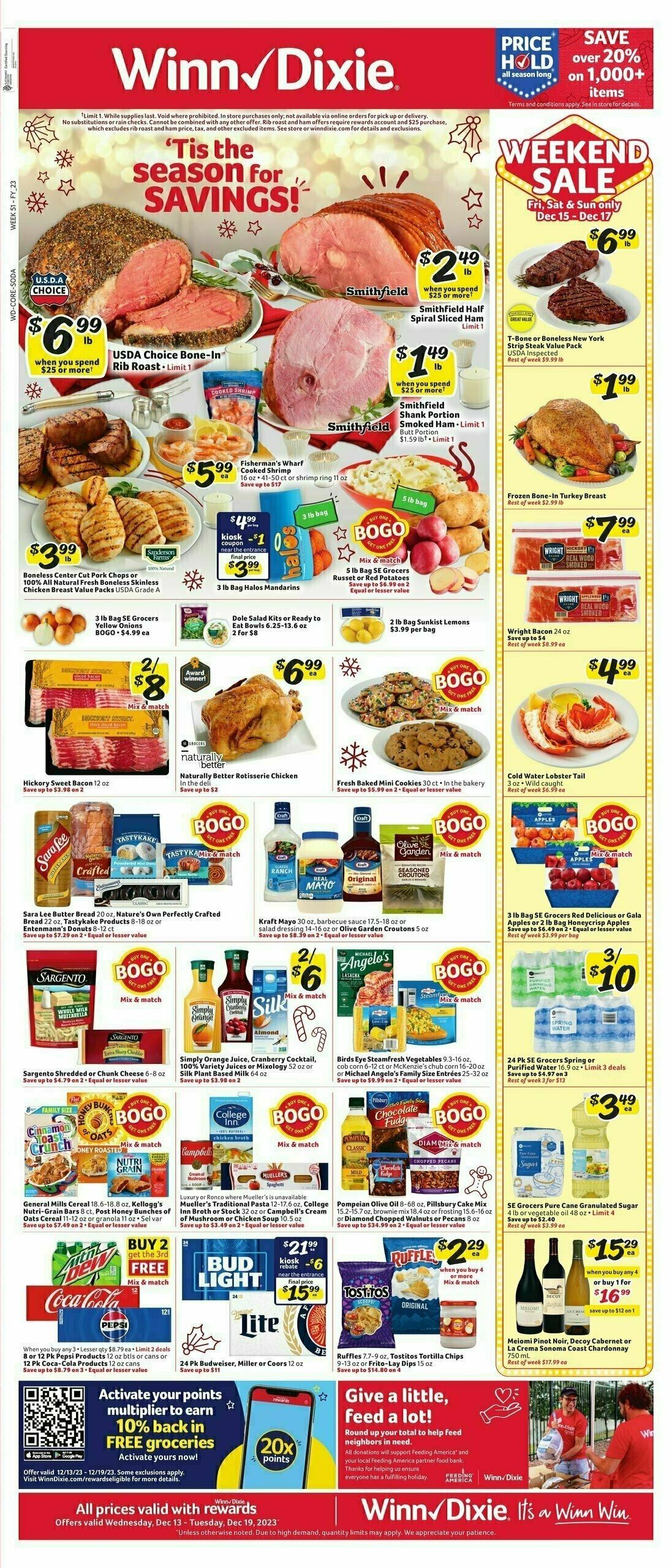 Winn-Dixie Weekly Ad from December 13