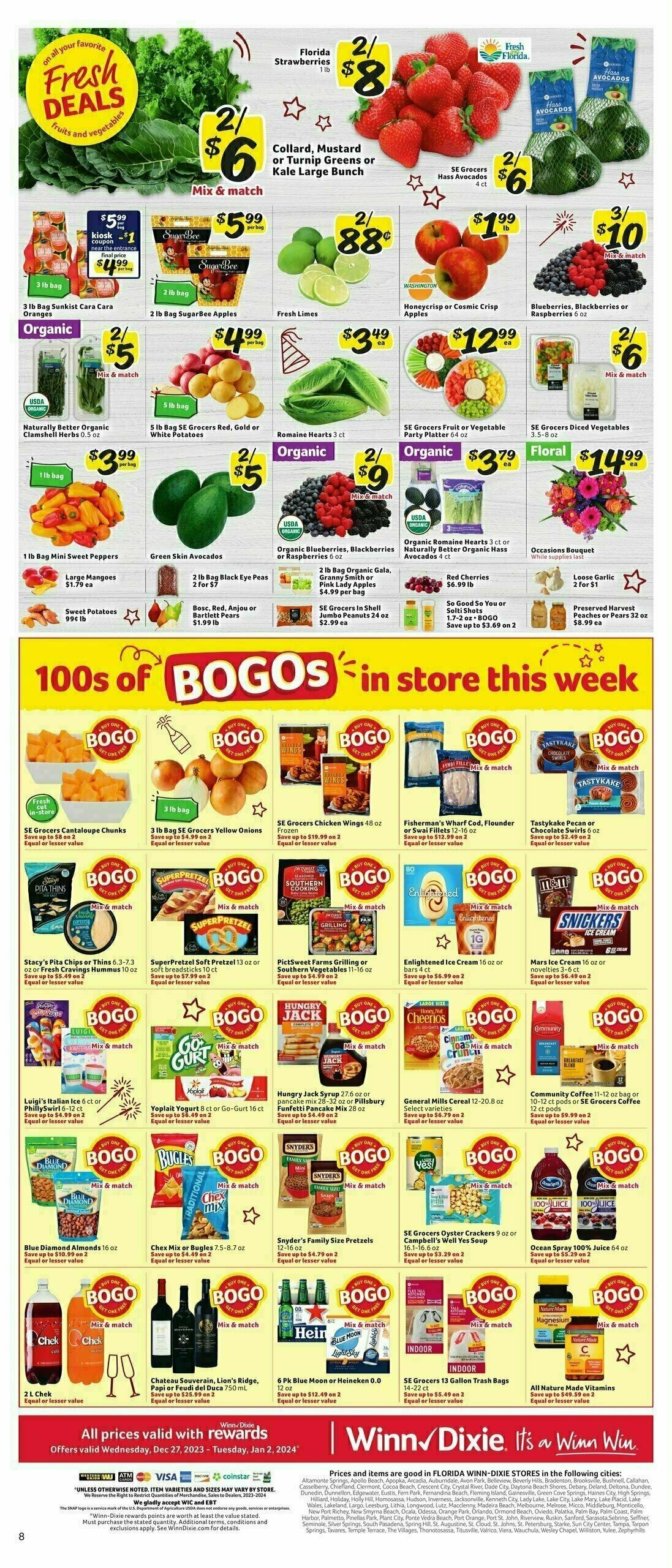 Winn-Dixie Weekly Ad from December 27