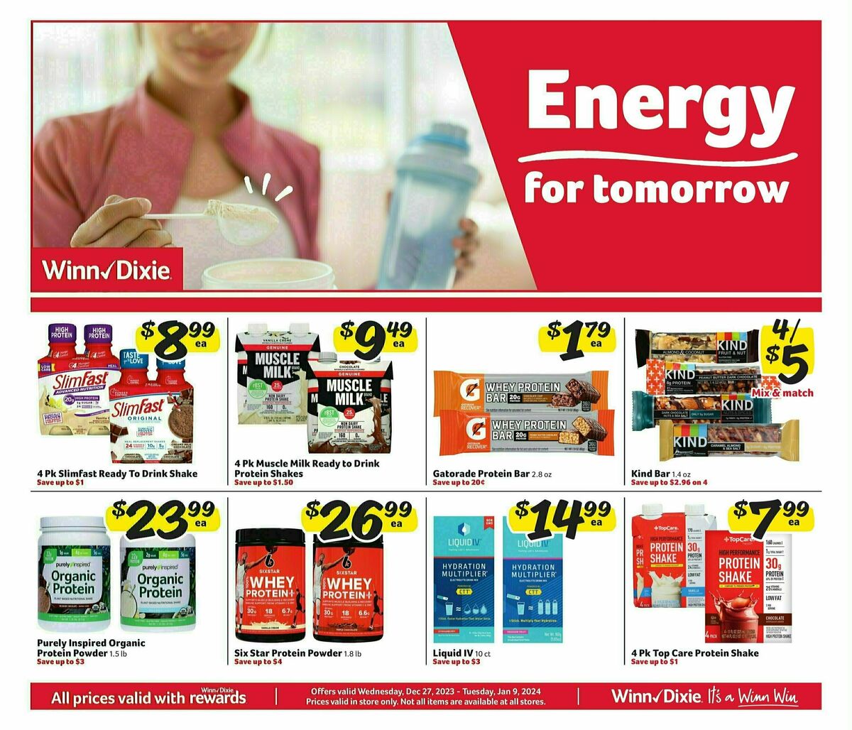 Winn-Dixie Weekly Ad from December 27