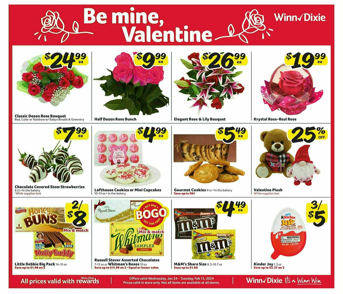 Winn-Dixie Weekly Ad from January 24