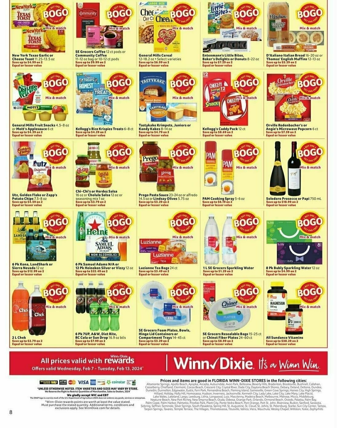 Winn-Dixie Weekly Ad from February 7
