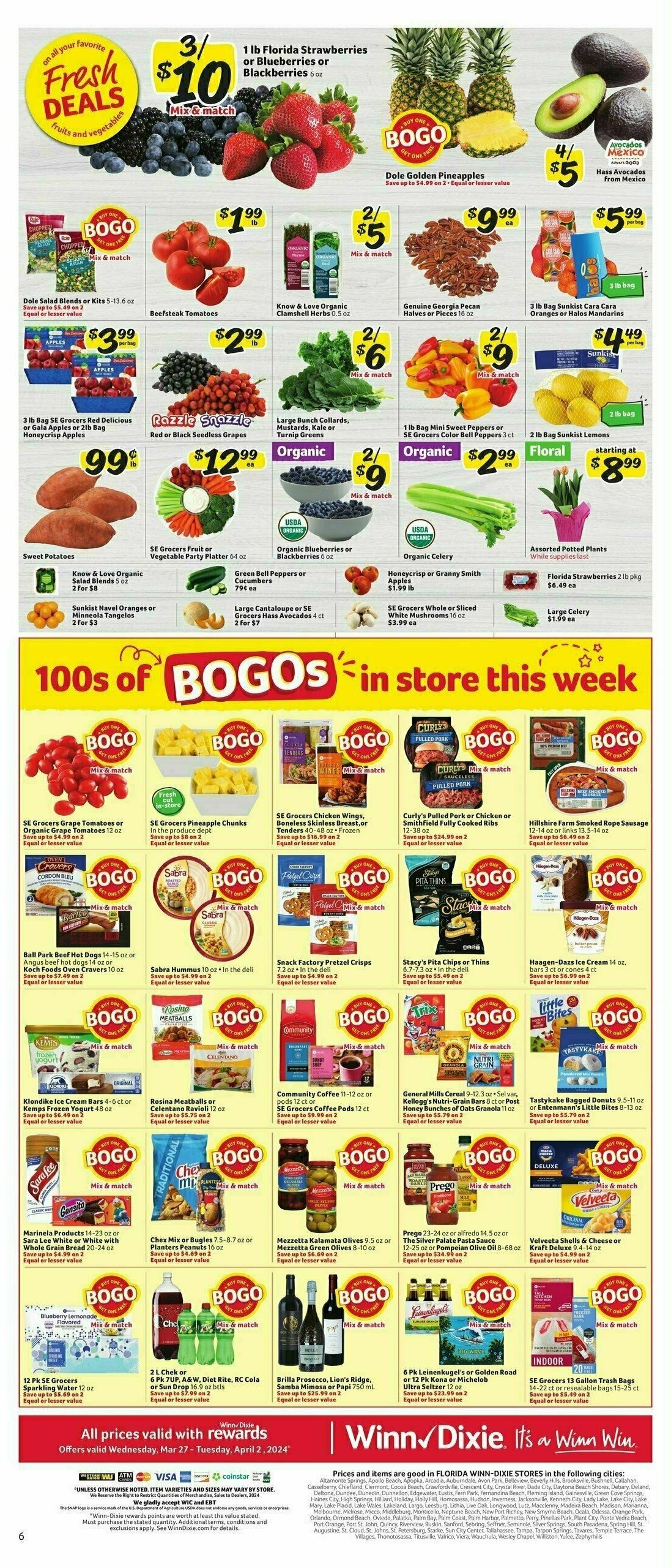 Winn-Dixie Weekly Ad from March 27