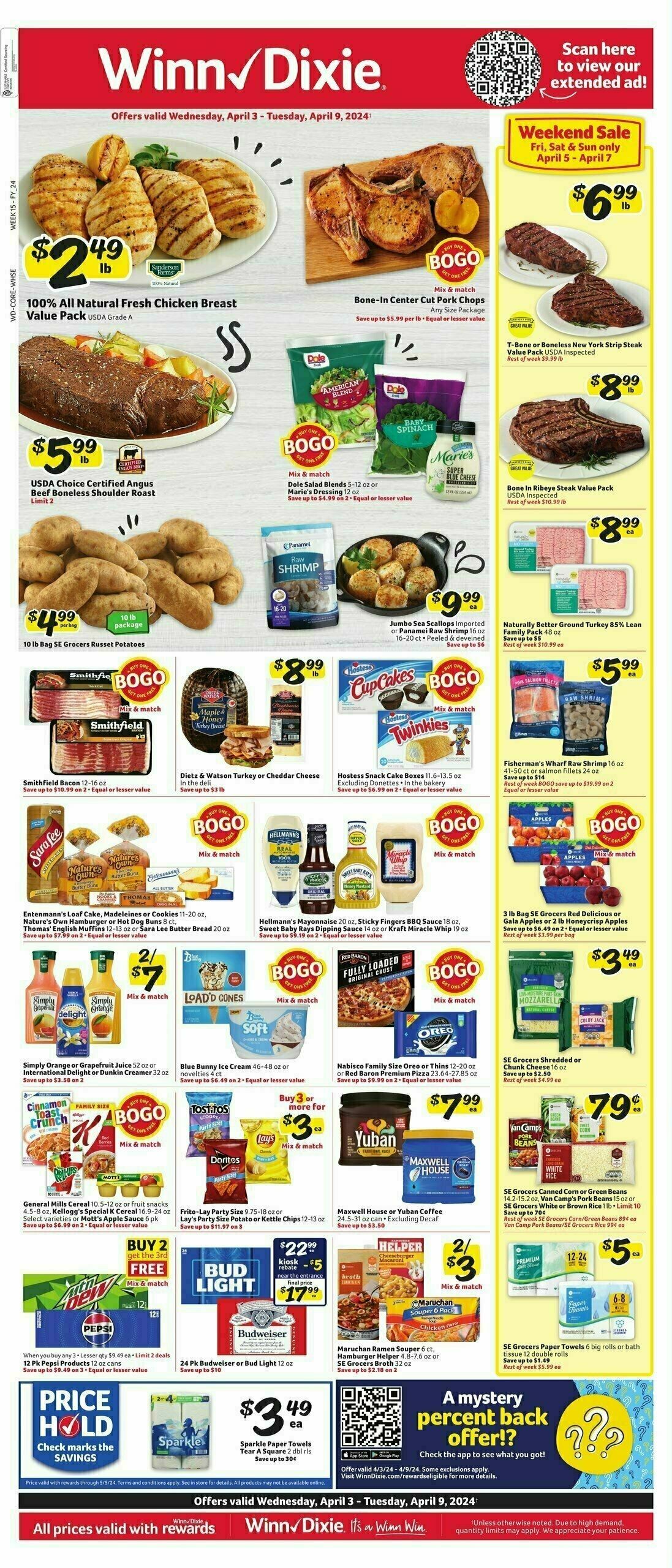 Winn-Dixie Weekly Ad from April 3