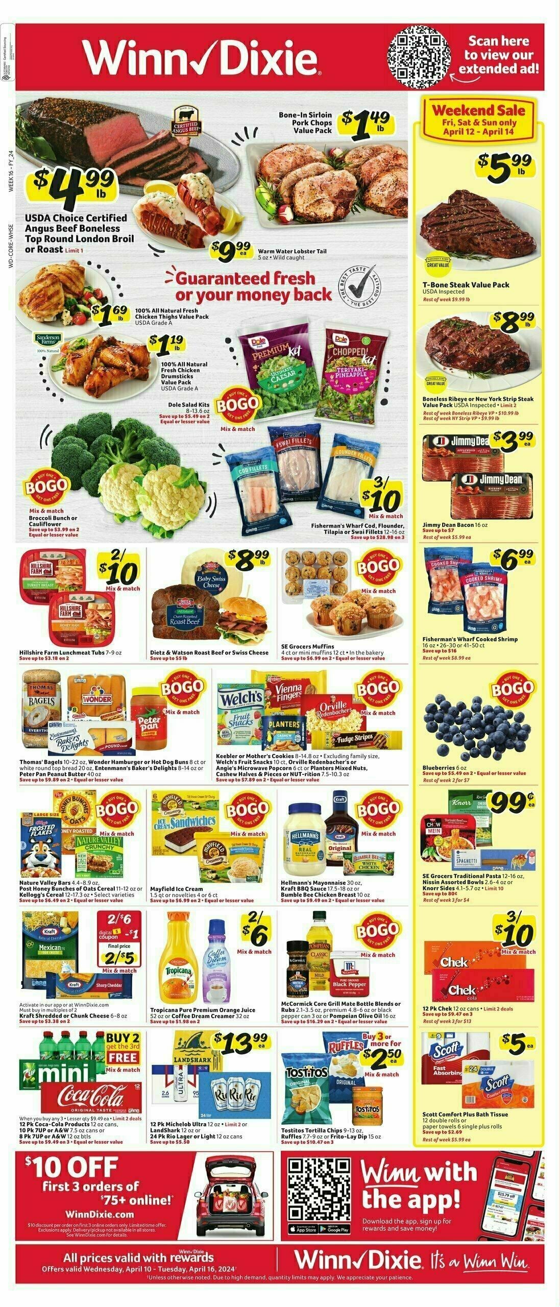 Winn-Dixie Weekly Ad from April 10